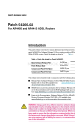 Allied Telesis AR441S Nota di rilascio