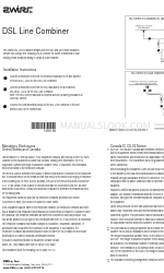2Wire DSL Line Combiner Manuel