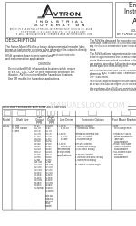 Avtron AV45 Series Manuale di istruzioni