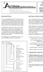 Avtron AV685 Instructions