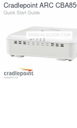 Cradlepoint ARC CBA850 Hızlı Başlangıç Kılavuzu