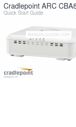 Cradlepoint ARC CBA850 Hızlı Başlangıç Kılavuzu