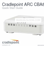 Cradlepoint ARC CBA850 Hızlı Başlangıç Kılavuzu