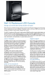 Dell PowerEdge 1-U Keyboard Tray Arkusz danych