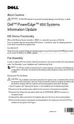 Dell PowerEdge 850 Atualização da informação