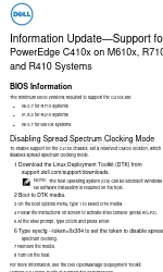 Dell PowerEdge M420 Руководство по обновлению