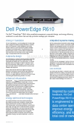 Dell PowerEdge R610 Ficha de dados