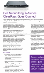 Dell W-Series ClearPass GuestConnect 100 Especificações