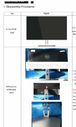 Dell 2419NX Disassembly Procedure