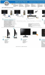 Dell 2709W - UltraSharp - Widescreen LCD Monitor Manual de configuração