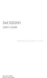 Dell D2020H Benutzerhandbuch