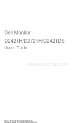 Dell D2421H 사용자 설명서