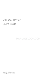 Dell D2719HGF 사용자 설명서