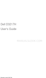 Dell D3217H Руководство пользователя