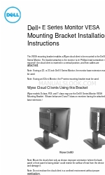 Dell E Series Installation Instructions