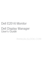 Dell E2016 Посібник