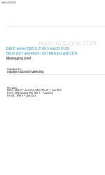 Dell E2213 Brief di messaggistica