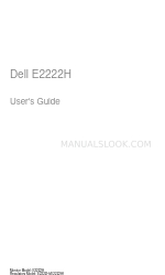 Dell E2222H Manuale d'uso