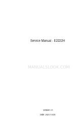 Dell E2222H Manuale di servizio