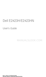 Dell E2423HN Посібник користувача