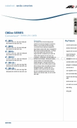 Allied Telesis CONVERTEON AT-CM212A/1 Especificações