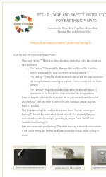 Earthing OZ Universal Mat Instructions d'installation, d'entretien et de sécurité