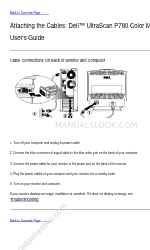 Dell UltraScan P780 사용자 설명서