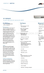 Allied Telesis WebSmart AT-FS750/24 Lembar data