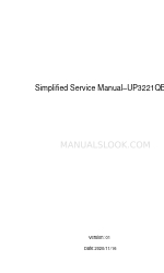 Dell UP3221Qb Manuale di servizio semplificato