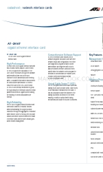 Allied Telesis AT 2916T  AT-2916T AT-2916T Datasheet