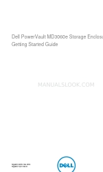 Dell PowerVault MD3060e Series Aan de slag handleiding