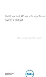 Dell PowerVault MD3060e Series Gebruikershandleiding