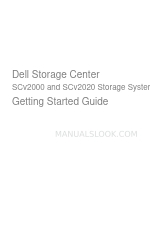 Dell Storage Center SCv2000 Başlangıç Kılavuzu