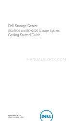 Dell Storage Center SCv2000 Başlangıç Kılavuzu