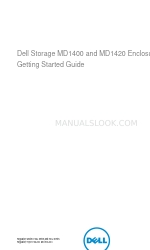 Dell Storage MD1400 series Посібник для початківців