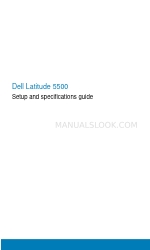 Dell 5500 Series Setup And Specifications Manual