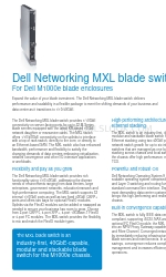 Dell MXL blade switch Specyfikacje