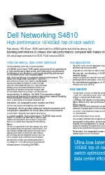 Dell Networking S4810 Spezifikationen