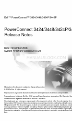 Dell PowerConnect 3448 Примітки до випуску