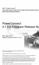 Dell PowerConnect 7024P Notas de publicación