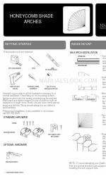 3 Day Blinds HONEYCOMB SHADE ARCHES Getting Started