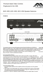 AVX AVX-1600 매뉴얼