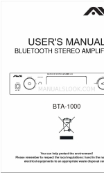 AVX BTA-1000 Benutzerhandbuch