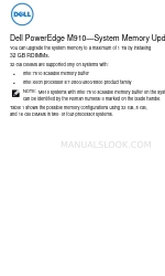 Dell PowerEdge M910 Update Manual