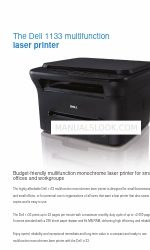 Dell 1133 Mono Laser Opis produktu