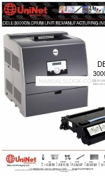 Dell 3000cn Color Laser Printer Schnellstart-Handbuch