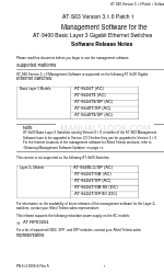 Allied Telesis AT-9424Ts/XP AC Release Note