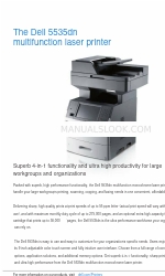 Dell Multifunction Laser Printer 5535dn Технічний паспорт