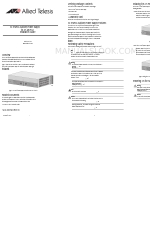 Allied Telesis AT-PWR4 Manuale di installazione