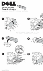 Dell 7330 Manual de instalação do cartucho de toner